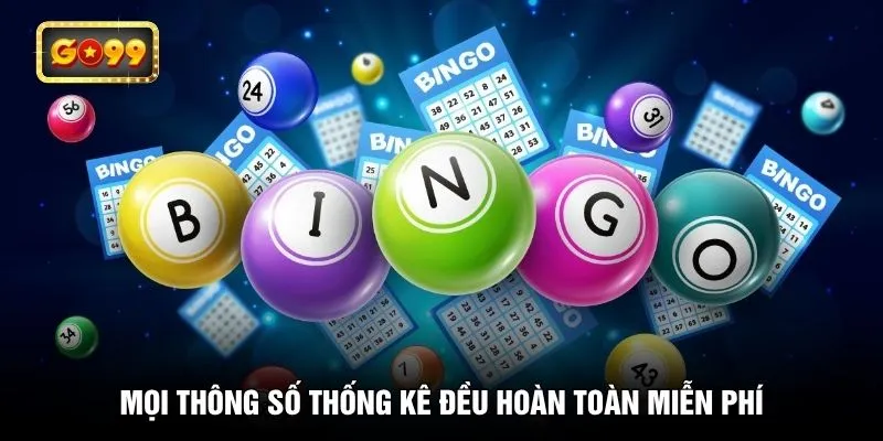 Mọi thông số thống kê đều hoàn toàn miễn phí